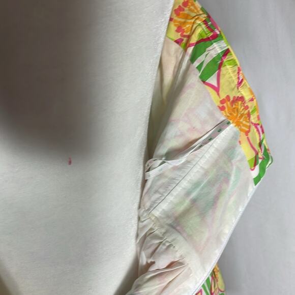 Lilly Pulitzer cotton strapless mini dress with daffodil floral print - Picture 5 of 8